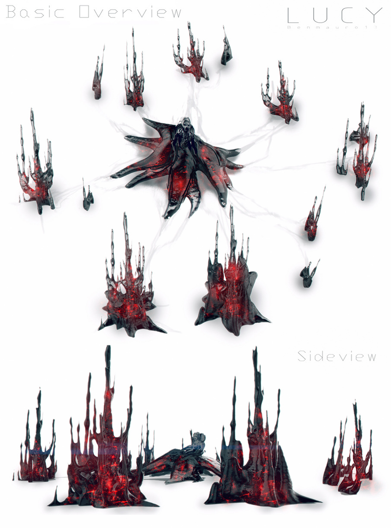 Illustration for article titled Wild Concept Art For The Trippy Final Moments Of Luc Besson's Lucy